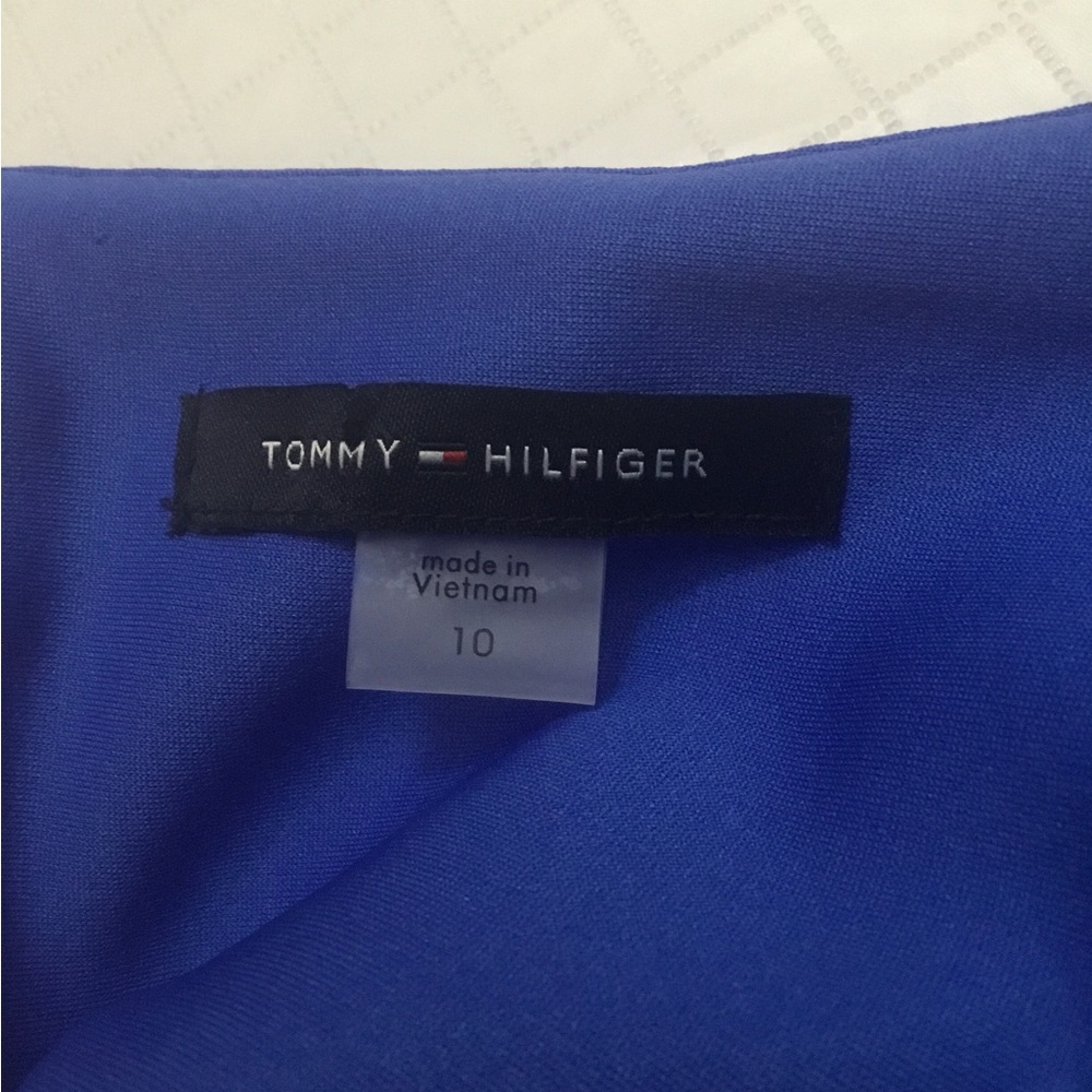 Tommy Hilfiger Royal Blue Mini Dress with White Trim - Picture 5 of 12